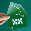 printed poker cards, paper material ,4+4c color ,custom 52 cards
